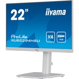 iiyama Prolite XUB2294HSU-W2 21.5" Monitor Wit, 75Hz, HDMI, DisplayPort, USB 3.0, Audio, FreeSync 