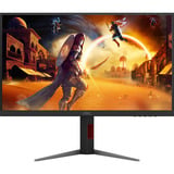 AOC U27G4XM 27" 4K Ultra HD gaming monitor Zwart/rood, 1x DisplayPort, 1x HDMI, 4x USB-A, 160 Hz / 320 Hz