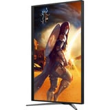 AOC U27G4XM 27" 4K Ultra HD gaming monitor Zwart/rood, 1x DisplayPort, 1x HDMI, 4x USB-A, 160 Hz / 320 Hz
