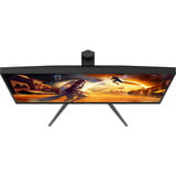 AOC U27G4XM 27" 4K Ultra HD gaming monitor Zwart/rood, 1x DisplayPort, 1x HDMI, 4x USB-A, 160 Hz / 320 Hz