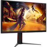 AOC U27G4XM MiniLED dual gaming monitor 27" 4K UHD  Zwart/rood, 1x HDMI, 1x DisplayPort, USB-A, USB-B, 320 Hz