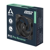 ARCTIC P12 Pro Reverse case fan Zwart, 120 x 120 x 27 mm, PWM