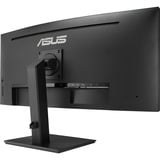 ASUS VA34VCPSR 34" Curved UltraWide monitor Zwart, 100 Hz, HDMI, DisplayPort, Audio, LAN, USB-C