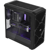 Cooler Master HAF II 500 midi tower behuizing Zwart | 2x USB-A | 1x USB-C | Tempered Glass