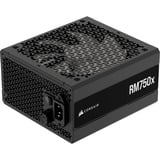 Corsair RM750x (2025), 750 Watt voeding  Zwart, 1x 12VHPWR, 3x PCIe, kabelmanagement