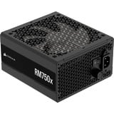 Corsair RM750x (2025), 750 Watt voeding  Zwart, 1x 12VHPWR, 3x PCIe, kabelmanagement