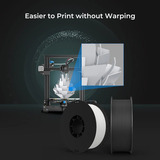 Creality Ender-PLA filament value pack wit/grijs 3d-filament 2 kg, 1,75 mm, 2 stuks