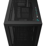 DeepCool MORPHEUS midi tower behuizing Zwart | 4x USB-A | 1x USB-C | RGB | Tempered Glass