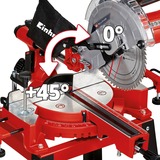 Einhell TC-SM 2531/2U kap- & verstekzaag Rood/zwart