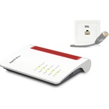 FRITZ! Box 7530 AX International router Wit/rood, Mesh Wi-Fi