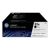HP 85A zwarte LaserJet tonercartridge (CE285AD) Zwart, Zwart, 2 stuks, Retail