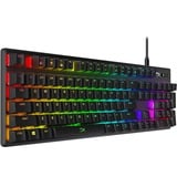 HyperX Alloy Origins, gaming toetsenbord Zwart, US lay-out, HyperX Aqua, RGB led