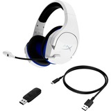 HyperX Cloud Stinger Core - Wireless for PlayStation over-ear gaming headset Wit/blauw, PS5, PS4, PS4 Pro, PC