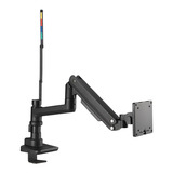 Kensington SmartFit Premium heavy duty single monitorarm Zwart