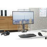 Kensington SmartFit Premium heavy duty single monitorarm Zwart