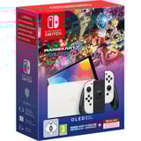 Nintendo Switch (OLED-model) Wit - Mario Kart 8 Deluxe Bundel spelconsole Wit, Super Mario Kart 8 Deluxe inbegrepen