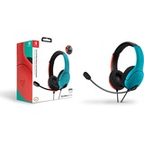PDP LVL40 Wired Stereo Gaming headset on-ear  Blauw/rood, Nintendo Switch