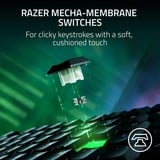 Razer Ornata V3 TKL RGB mechanisch gaming toetsenbord Zwart, US lay-out (QWERTY), Razer Hybrid-Mecha-Membrane, 80% (TKL)	