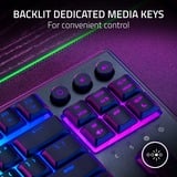 Razer Ornata V3 TKL RGB mechanisch gaming toetsenbord Zwart, US lay-out (QWERTY), Razer Hybrid-Mecha-Membrane, 80% (TKL)	