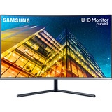 SAMSUNG LU32R590CWRXEN 32" 4K Ultra HD Curved Gaming Monitor Donkergrijs, HDMI, DisplayPort