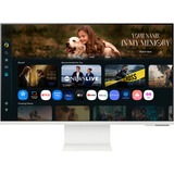 Samsung M8 32" Smart Monitor M80F UHD 4K Wit, 1x HDMI, 1x USB-C, 2x USB-A, 1x HDMI, USB-C, USB-A, Wi-Fi, Bluetooth, Webcam