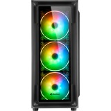Sharkoon TK4 RGB Tower-behuizing Zwart | Window-kit | USB 3.0