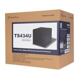 SilverStone TS434U externe behuizing Zwart