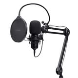 Trust GXT270 Emita+ II+ Streamingmicrofoon & Arm Zwart, Uitschuifbare arm