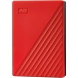 WD My Passport 6 TB externe harde schijf Rood, Micro-USB-B 3.2 Gen 1