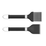 Weber Set met schraper en borstel voor pelletbarbecues reinigingsmiddel Zwart