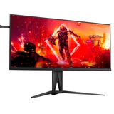 AOC AGON AG405UXC 40" gaming monitor Zwart, 2x HDMI, DisplayPort, VGA, 4x USB-A, USB-B, USB-C, 144 Hz