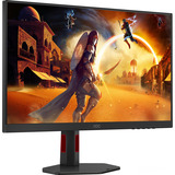 AOC U27G4R 27" 4K Ultra HD gaming monitor Zwart/rood, 1x DisplayPort, 2x HDMI, 4x USB-A, 160 Hz / 320 Hz