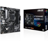 ASUS PRIME A520M-A II socket AM4 moederbord Zwart, RAID, Gb-LAN, Sound, µATX