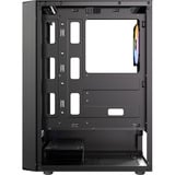 Antec AX26 RGB Elite midi tower behuizing Zwart | 3x USB-A | Tempered Glass
