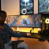 Arozzi Nova Curved 49" v2 UltraWide gaming monitor Zwart, 1x DisplayPort, 2x HDMI, 1x USB-C, 2x USB-A, 165 Hz