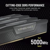 Corsair 128 GB DDR5-6400 (2x 64 GB) Kit werkgeheugen Zwart, CMK128GX5M2B6400C42, Vengeance, XMP 3.0