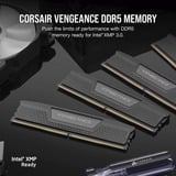 Corsair 128 GB DDR5-6400 (2x 64 GB) Kit werkgeheugen Zwart, CMK128GX5M2B6400C42, Vengeance, XMP 3.0