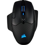 Corsair DARK CORE RGB PRO  gaming muis Zwart, 18.000 dpi, RGB leds