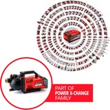 EINHELL AQUINNA Tuinpomp  Rood/zwart, Accu en oplader niet inbegrepen