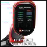 EINHELL GP-BC 36/430 Li BL-Solo Accu Bosmaaier Rood/zwart, Accu en oplader niet inbegrepen
