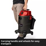 EINHELL  nat- en droogzuiger Rood/zwart