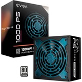 EVGA SuperNOVA 1000 P5 1000W voeding Zwart, 8x PCIe, Kabelmanagement