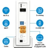 FRITZ! Box 6690 Cable International router Wit/rood