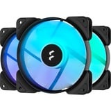 Fractal Design Aspect 12 RGB Black Frame 3-pack case fan Zwart/wit, 3 stuks, 3-pins fan aansluiting
