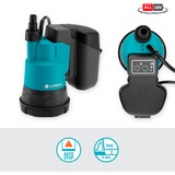 GARDENA Accu dompelpomp 2000/2 Clear 18V P4A set dompel- en drukpompen Turquoise/zwart, 14600-20, Accu inbegrepen