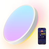 Govee RGBICWW Smart Ceiling Light Pro verlichting Wit, 15 inch, 2,4GHz-wifi + Bluetooth