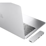 Hyper HyperDrive DUO 7-in-2 USB-C Hub dockingstation Zilver