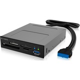ICY BOX IB-872-i3 bk kaartlezer Zwart