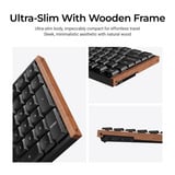 Keychron K5 Ultra 8K Wireless Custom Mechanical Keyboard Zwart, US lay-out (QWERTY), Keychron Milk POM Red, 100%, RGB leds, LSA Double-shot PBT, USB-C | 2.4 GHz | Bluetooth 5.2