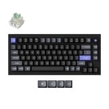 Keychron Q1 HE 8K Magnetic Switch Keyboard, toetsenbord Zwart, US lay-out, Keychron Ultra-Fast Lime, 75%, RGB, Hot swap, 8K